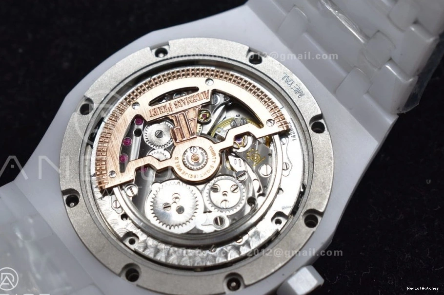 Calendar SmoothTexture on White Ceramic Oak A Best Bracelet Edition Royal 1052 Perpetual 26579cb Ceramic APSF 0501